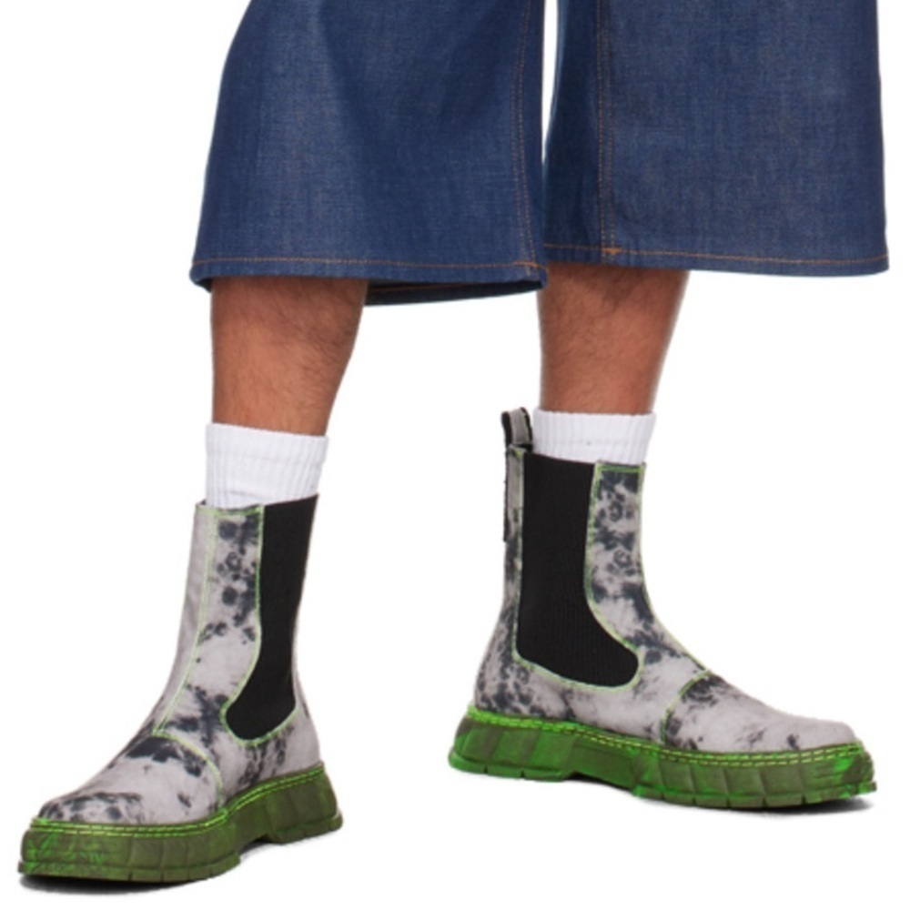 Virón Gray 1997 Chelsea Boots | Tie Dye Made in Portugal